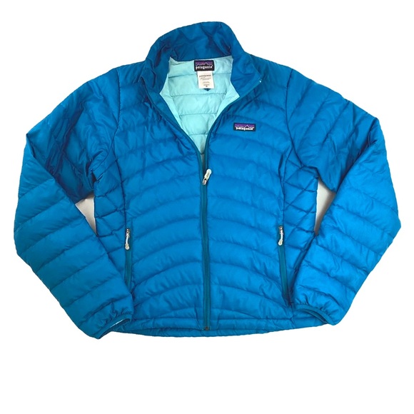Patagonia Insulated Down sweater jacket 51884 Vessel Blue Medium - Picture 3 of 10